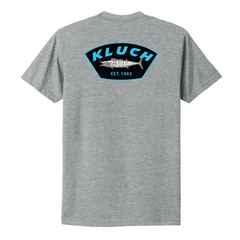 Kluch Wahoo Mens Dark Heather Grey Short Sleeve Shirt