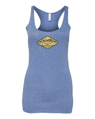 Kluch Ladies Boynton Bite Tank Top Tri-Blend Blue