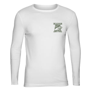 Kluch Kids "In Gogs We Trust" White Performance Long Sleeve T Shirt