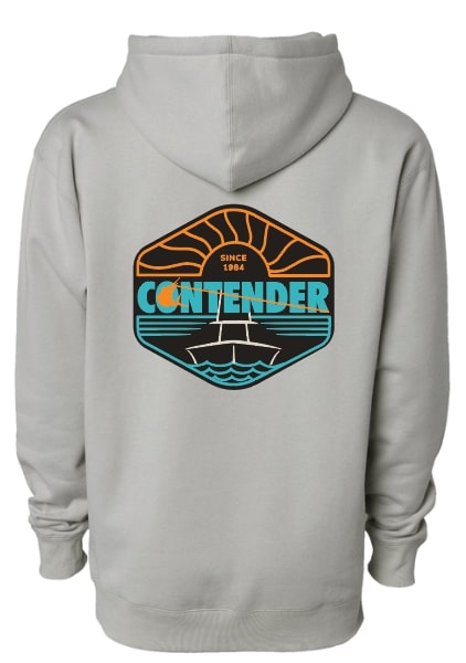 Contender Over Under Hooded Pullover Smoke
