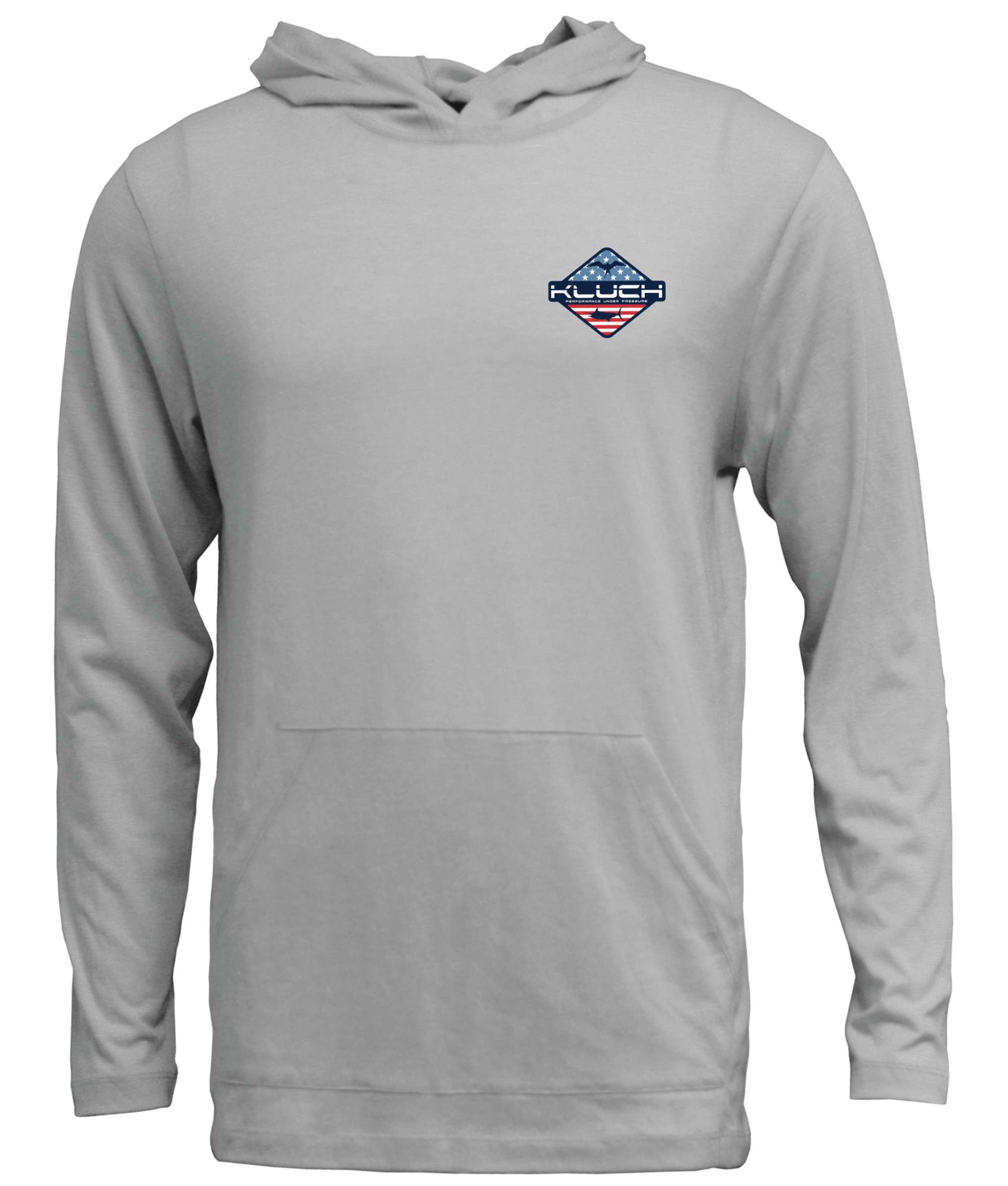 Kluch American My Turn Hooded Long Sleeve Shirt Small
