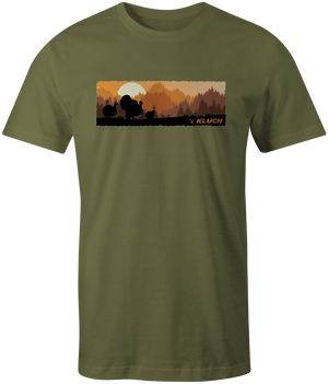 Kluch Mens Dawn Patrol Turkey Short Sleeve T Shirt